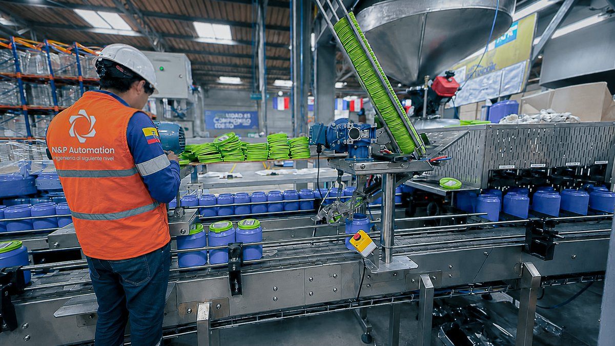 Automatización integral de una línea de envasado — proyecto de N&P Automation